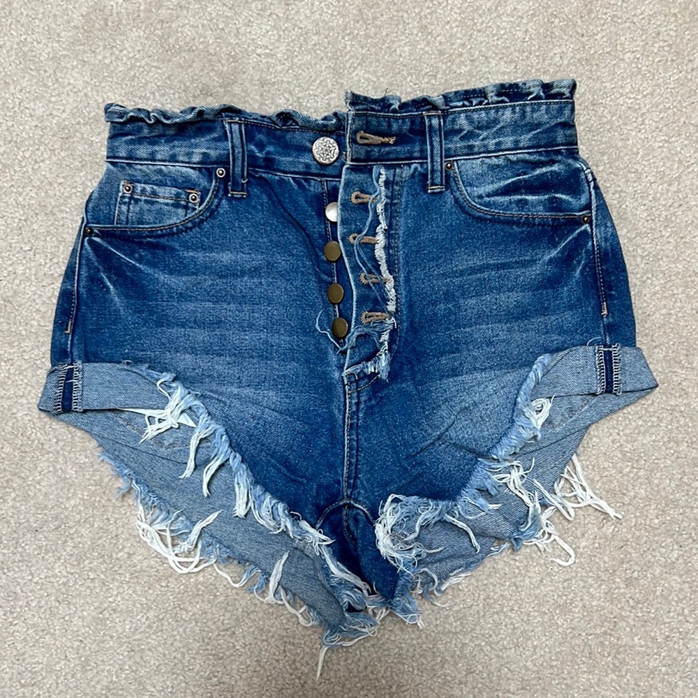 High Waisted Jean Shorts